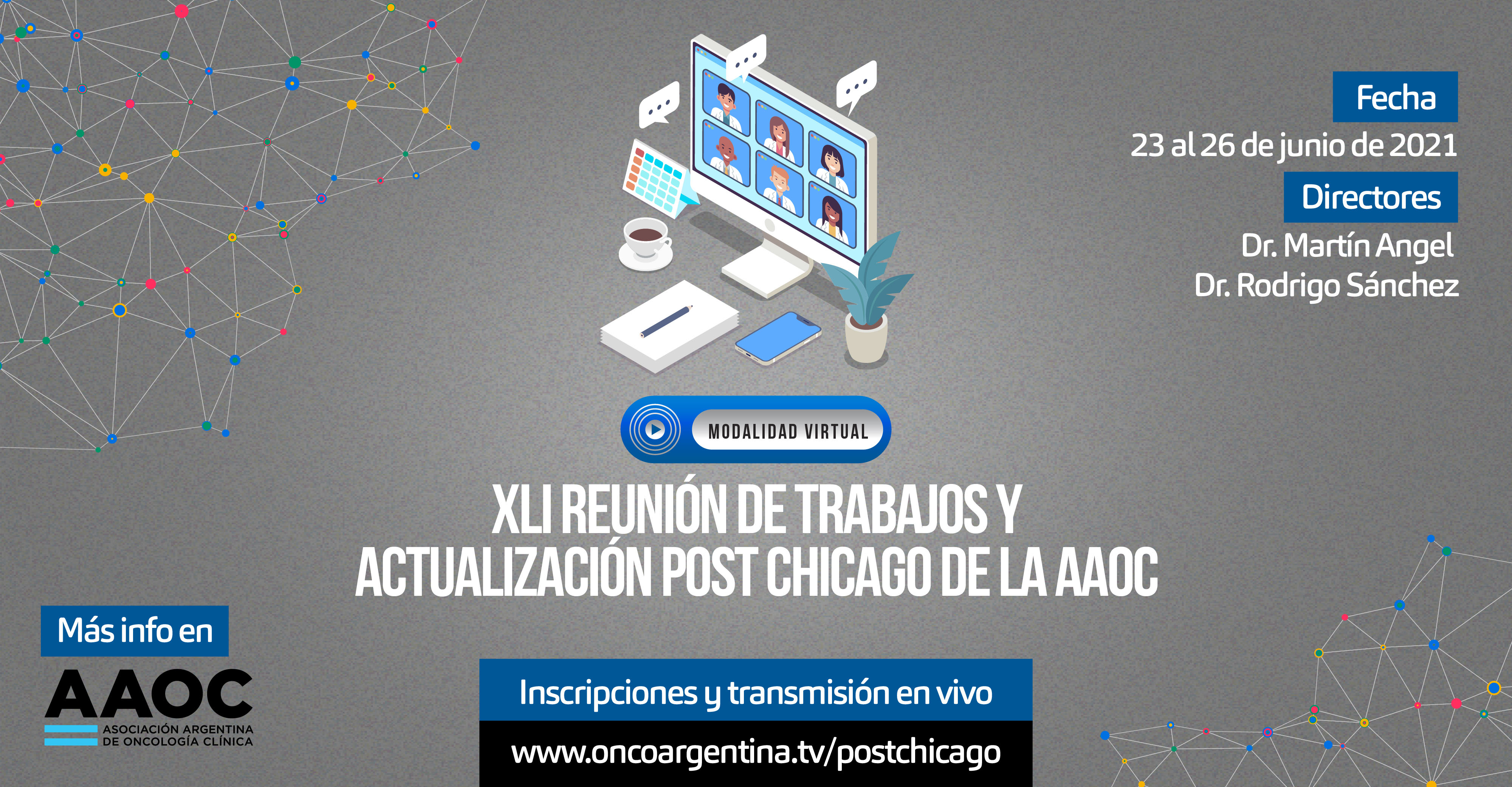 Invitación a la actividad PostChicago