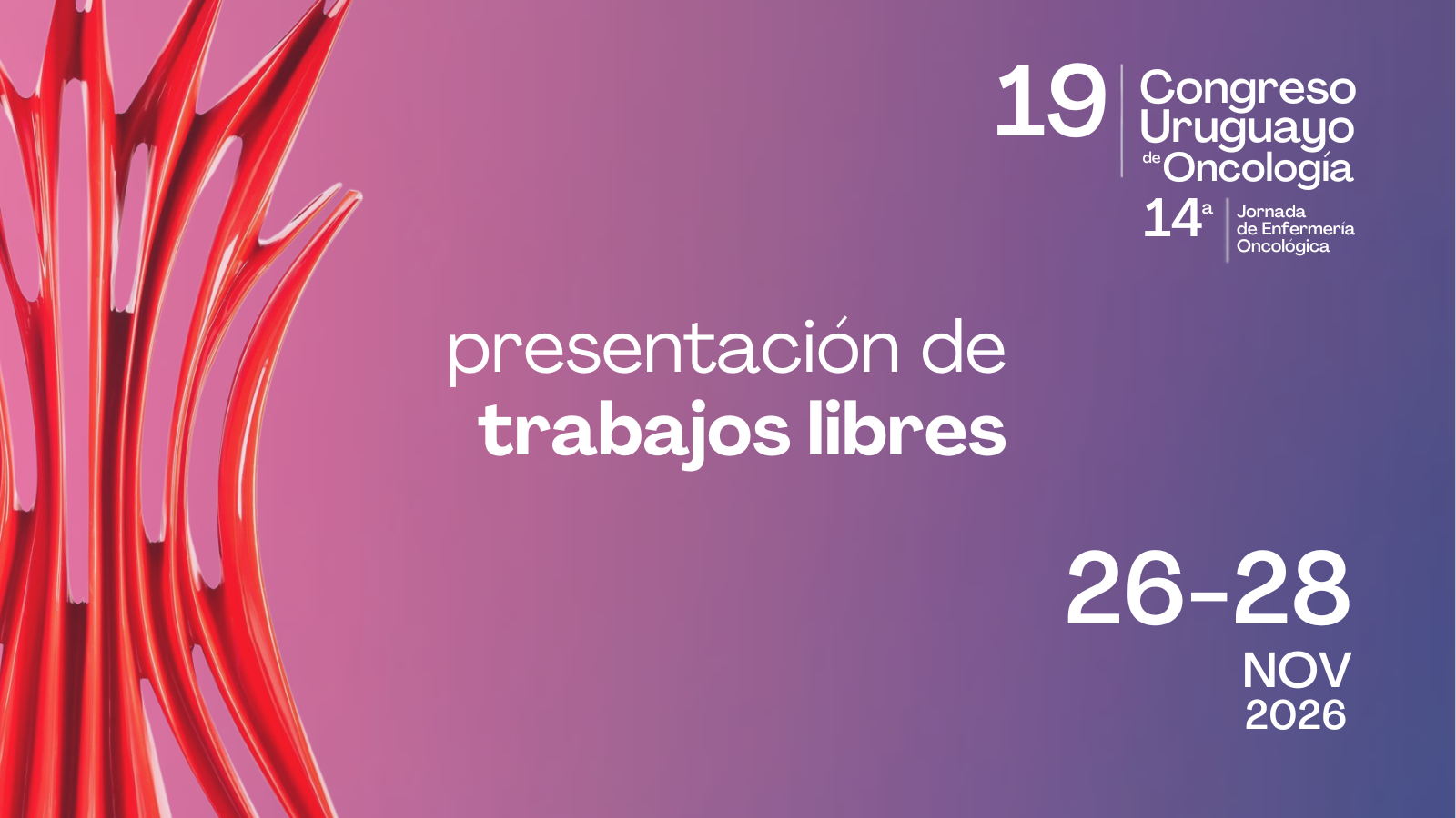 Presentación de trabajos libres Presentación de trabajos libres