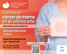 Avances en cáncer de mama en el último año. Encuentro con expertos